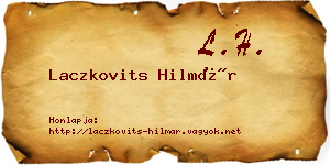 Laczkovits Hilmár névjegykártya